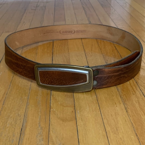 🇨🇦 BRAVE Leather Belt with unique buckle - Picture 1 of 8